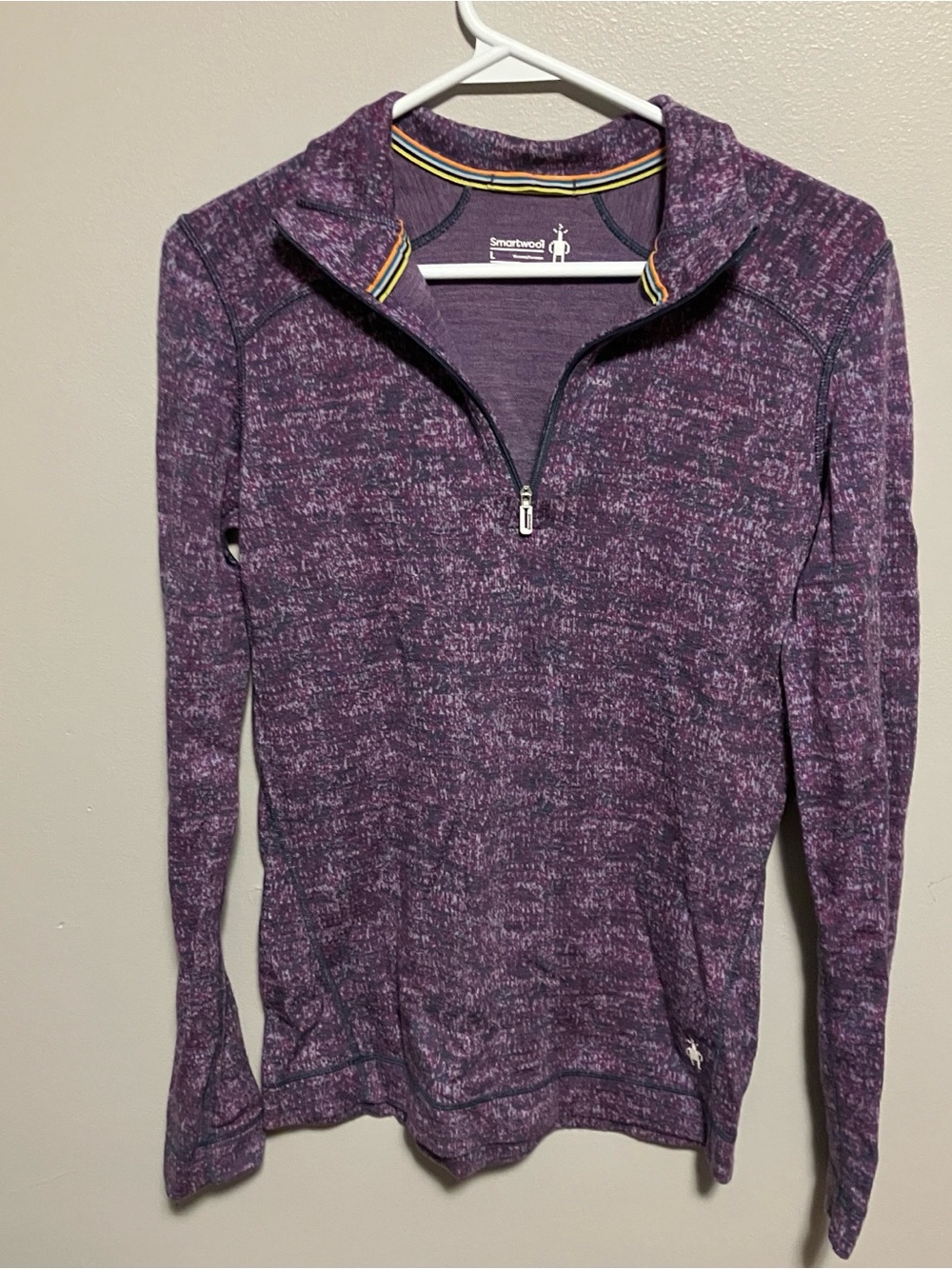 Smartwool Purple Half-Zip Women's Sweater